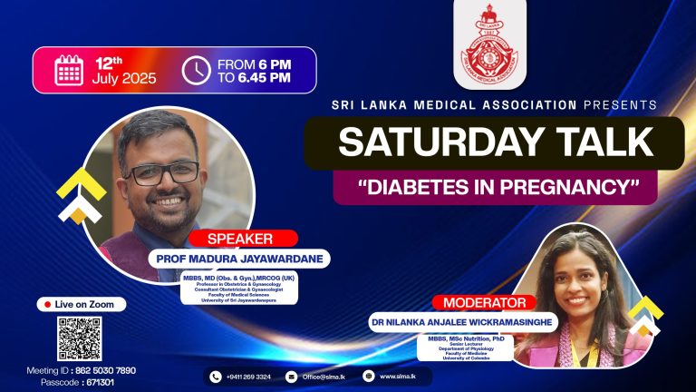 Saturday Talk – “Diabetes in Pregnancy”