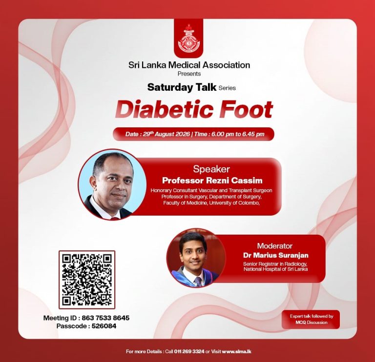 Saturday Talk – Diabetic Foot